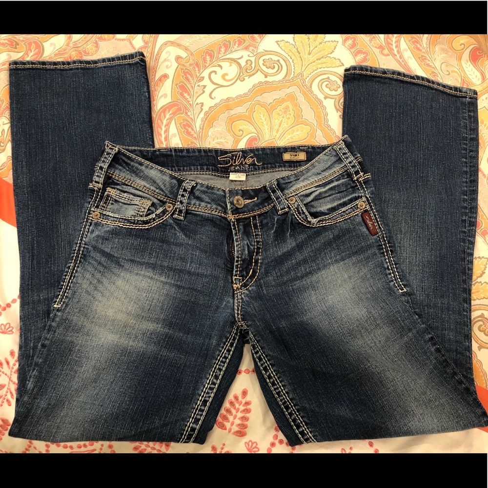 Silver Suki Jeans